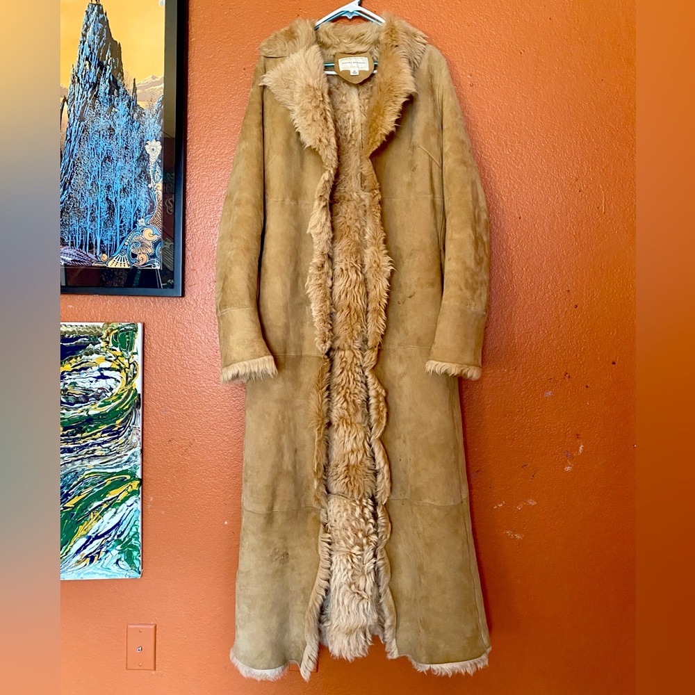 Banana Republic Italian Shearling Lamb Coat